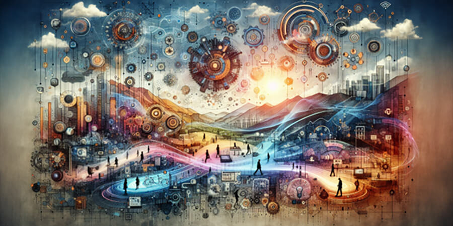 AI generated cityscape