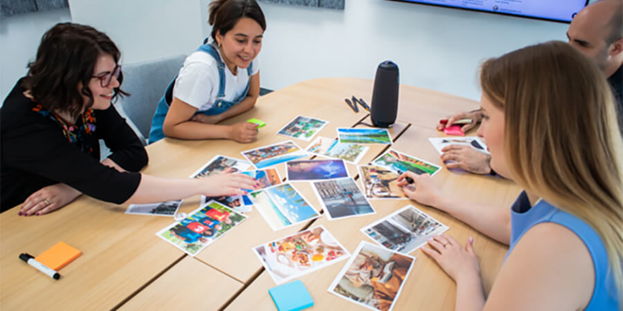 Work design meeting.