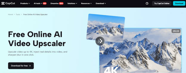 Free Online AI Video Upscaler