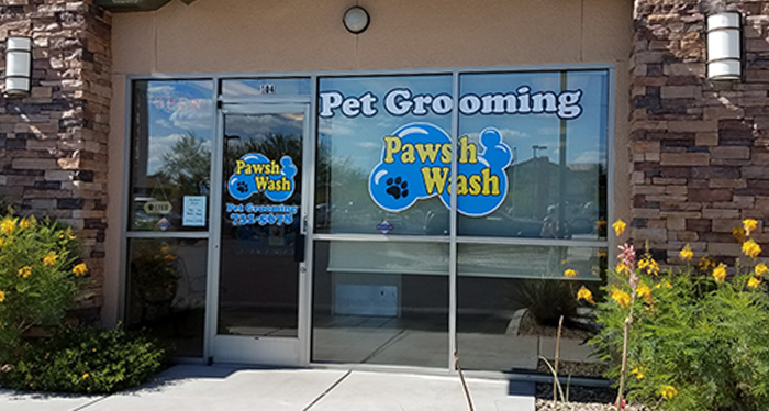 Pawsh Wash Pet Grooming Las Vegas Storefront